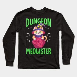 Funny Dungeon Meowster Long Sleeve T-Shirt